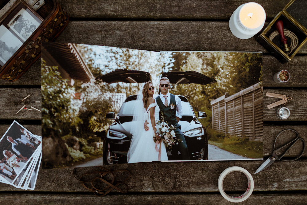 A quality and eco friendly wedding album made in Vancouver